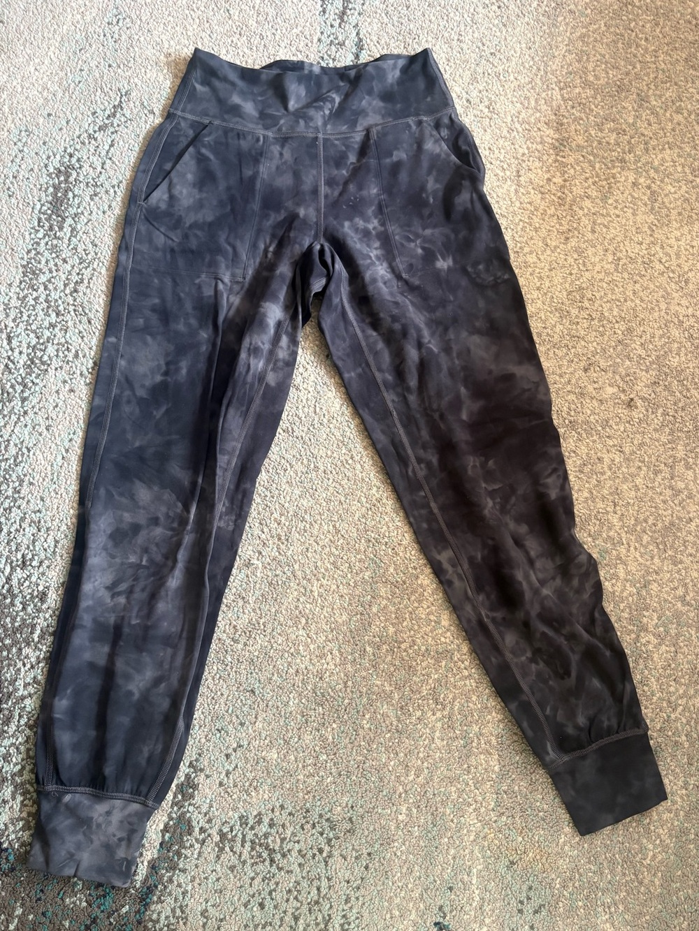 Lululemon Align Tie-Dye Jogger Pants in Charcoal